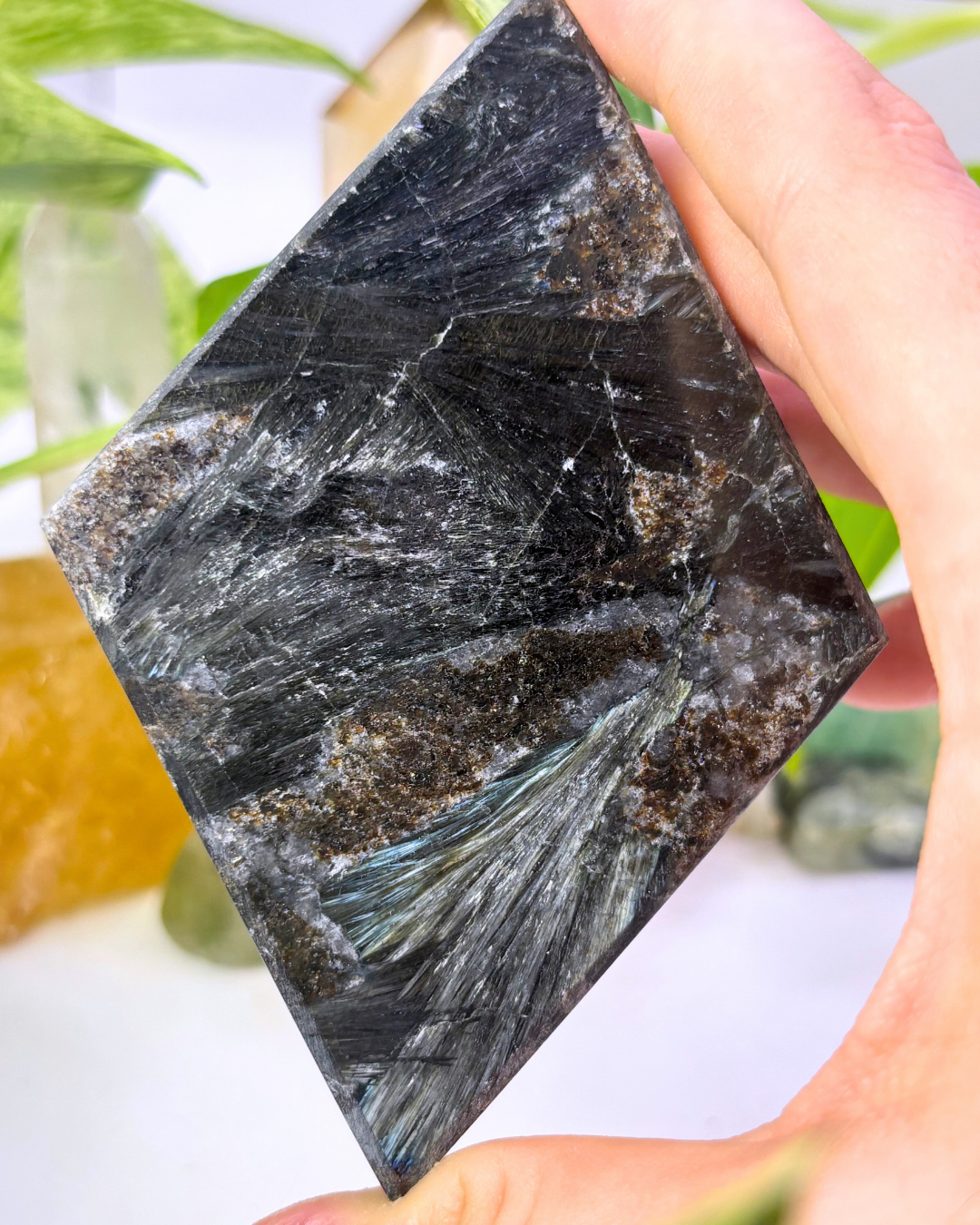 Flashy Astrophyllite Diamond