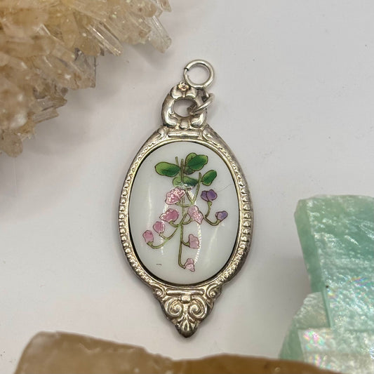 Pink & Purple Lily Floral Vintage Charm