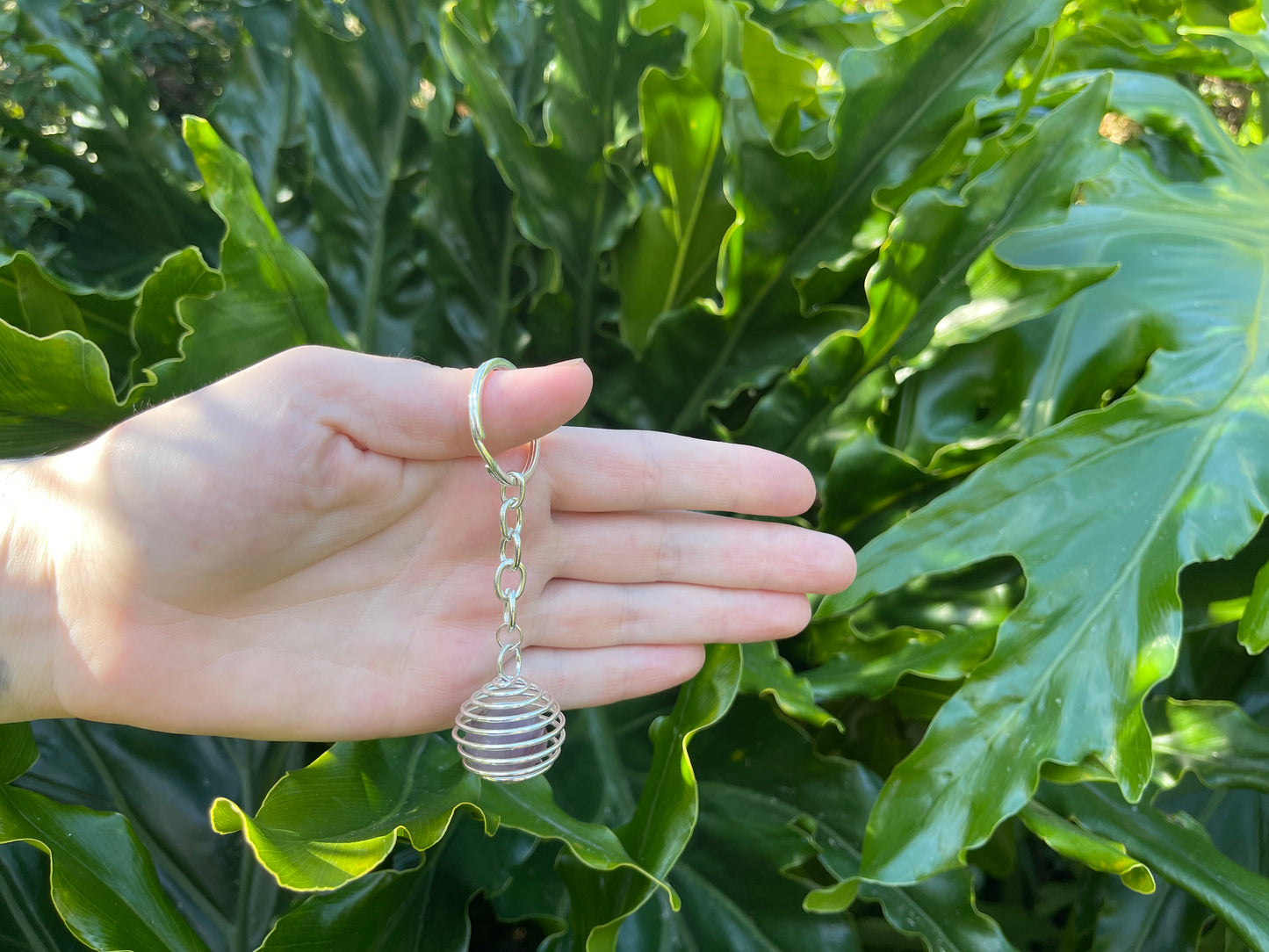 Amethyst Tumble Keychain