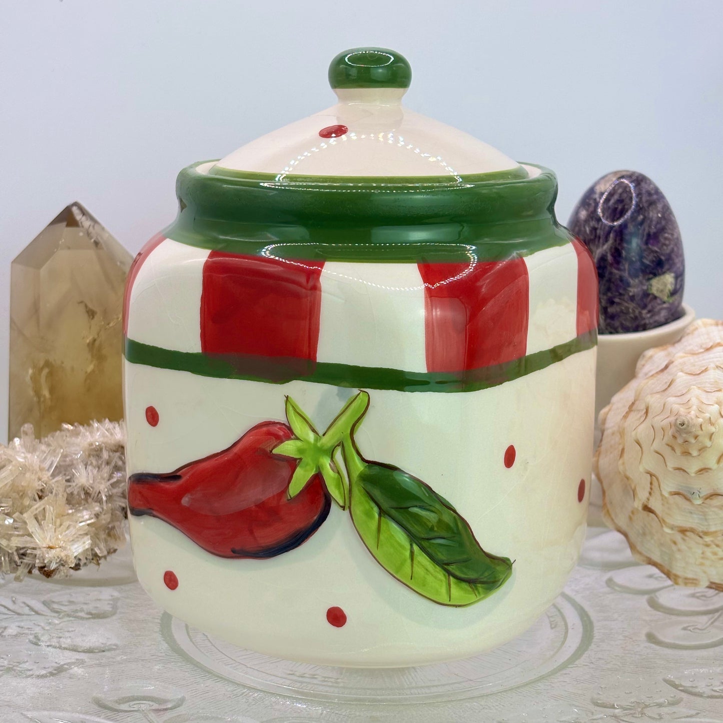 Handpainted Chilli Jar