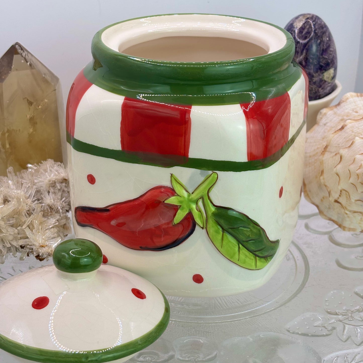 Handpainted Chilli Jar