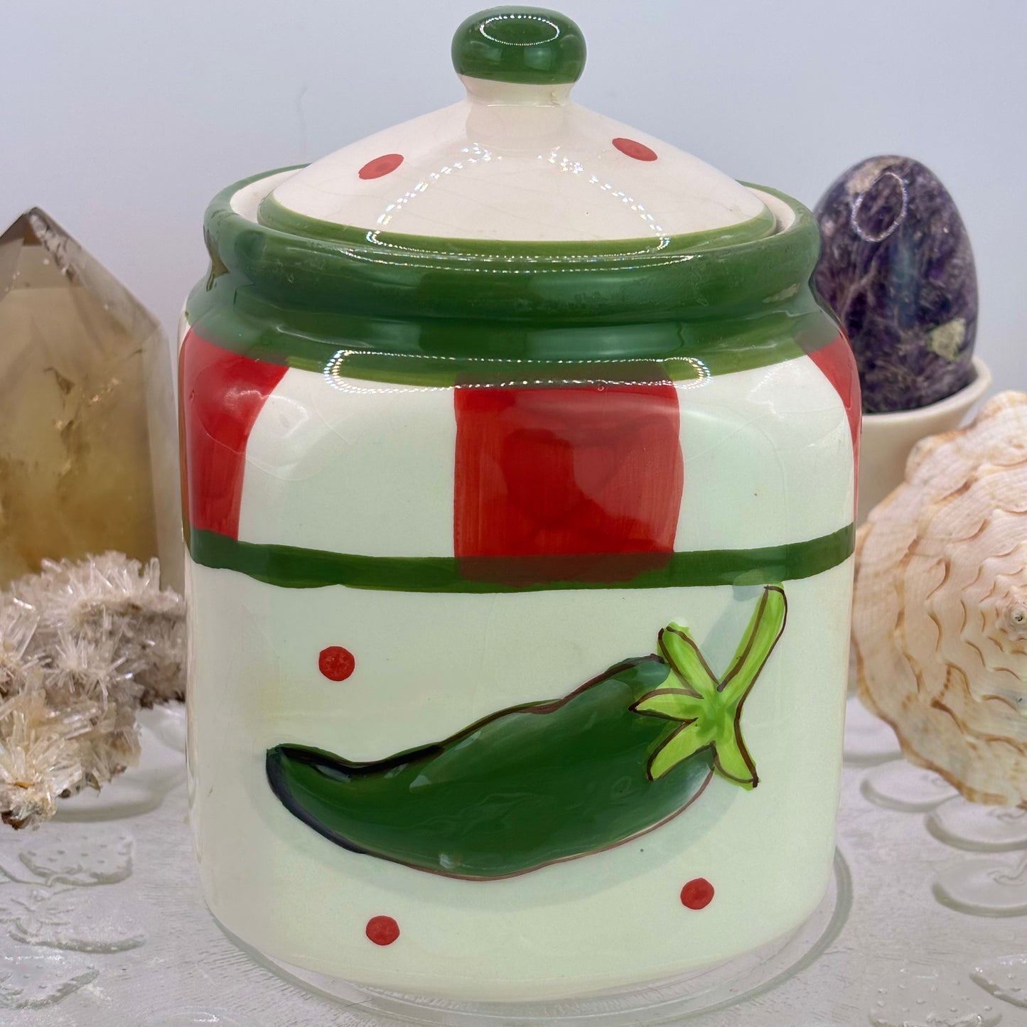 Handpainted Chilli Jar