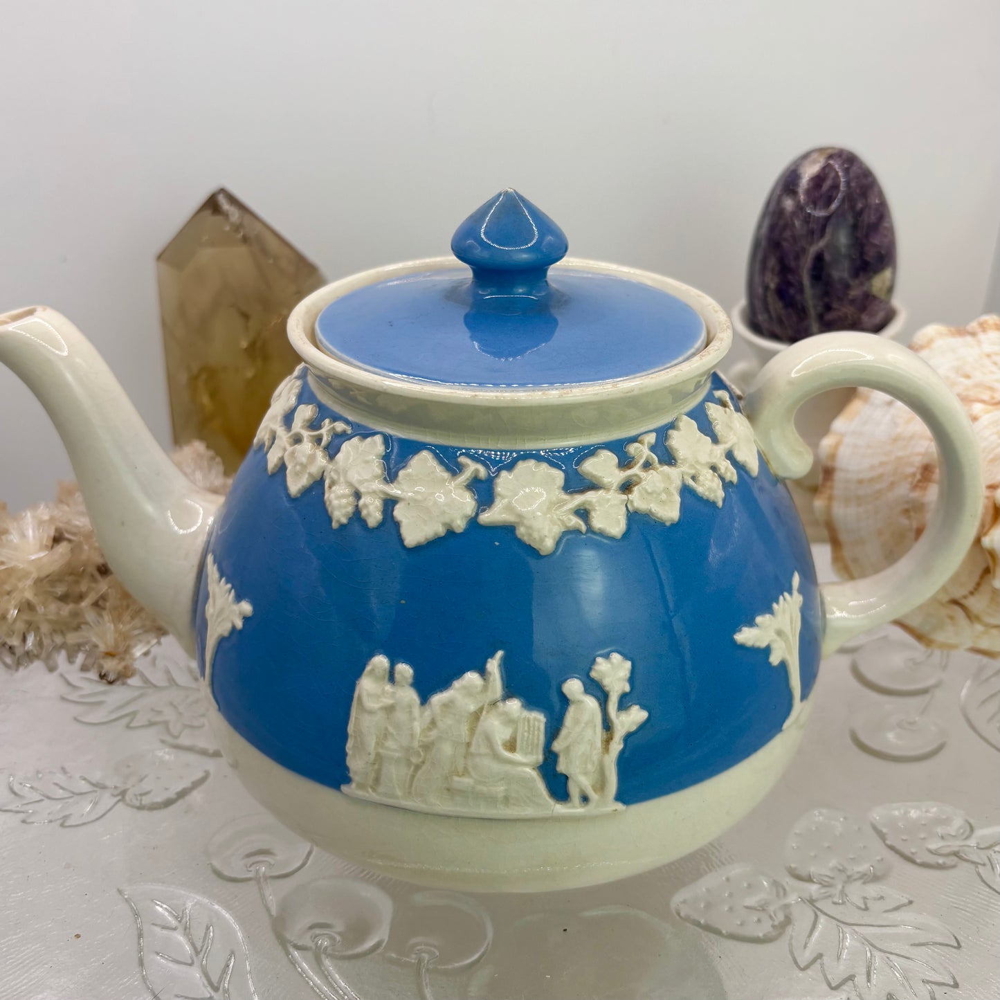 Imitation Wedgewood Teapot