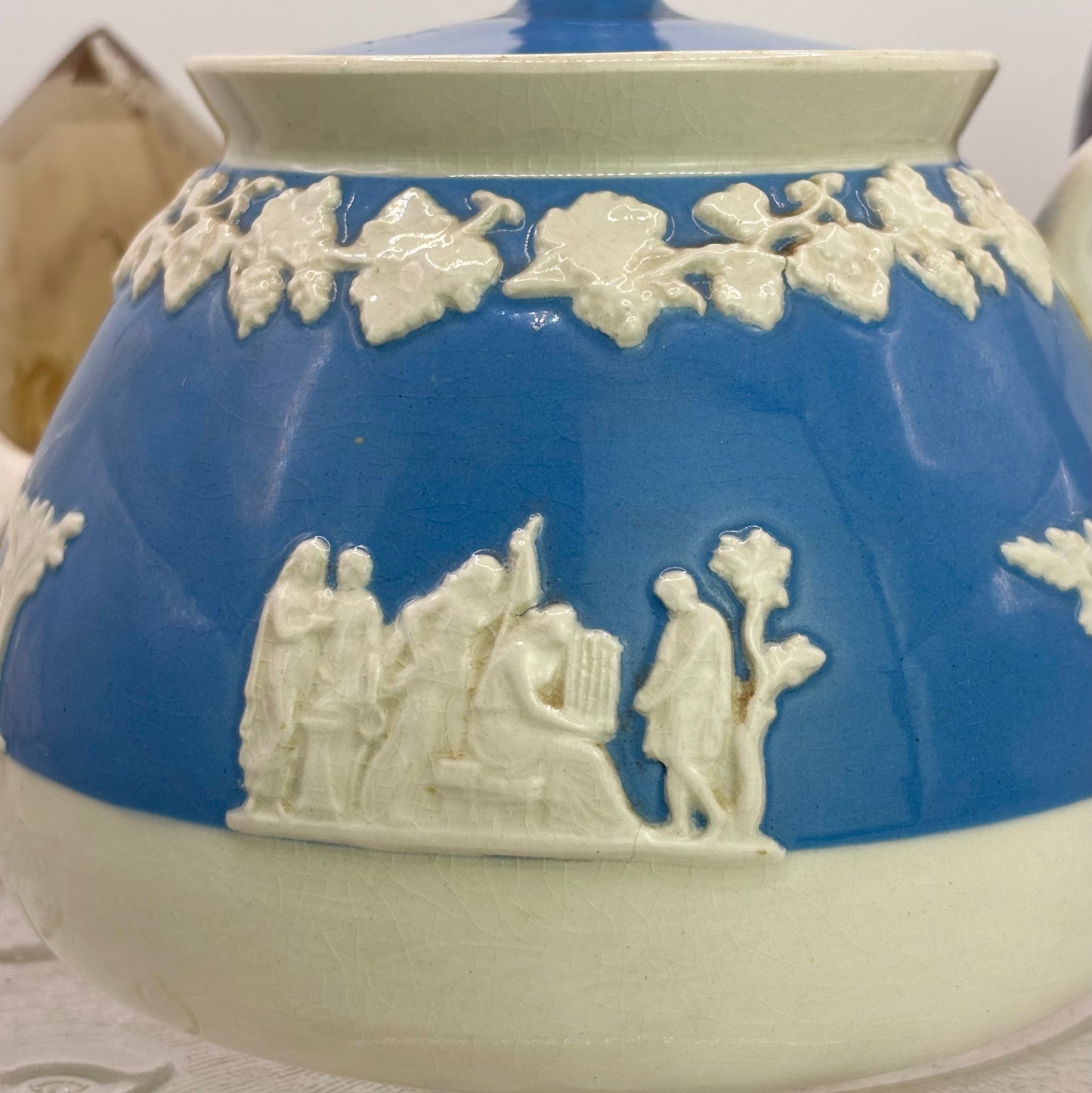 Imitation Wedgewood Teapot