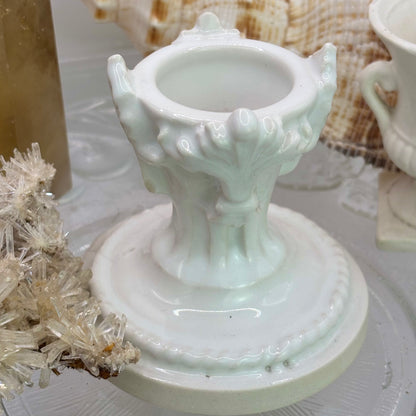 Vintage Porcelain Candlestick Holder