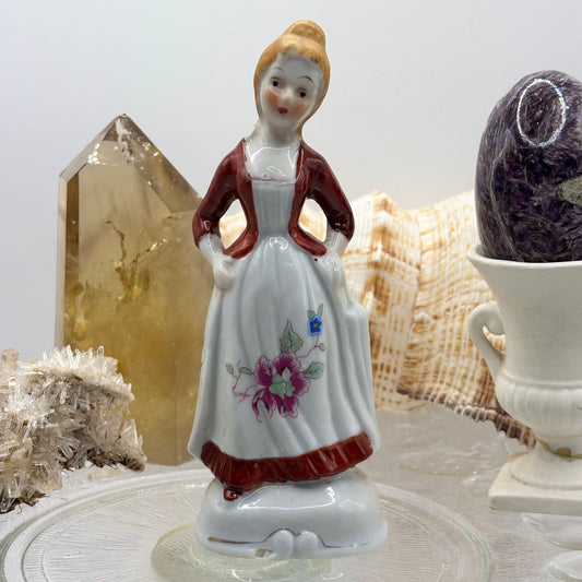 Porcelain Maiden Lady Figurine