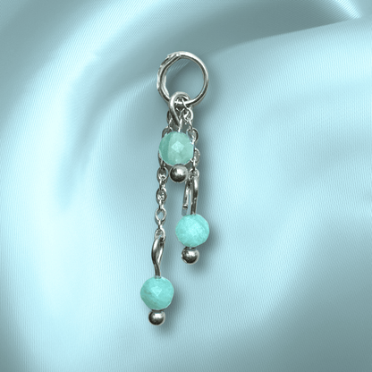 The Guide Crystals Amazonite Lily of the Valley Crystal Earring Charm