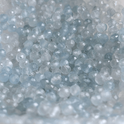 The Guide Crystals Aquamarine Waterfall Earring Chain