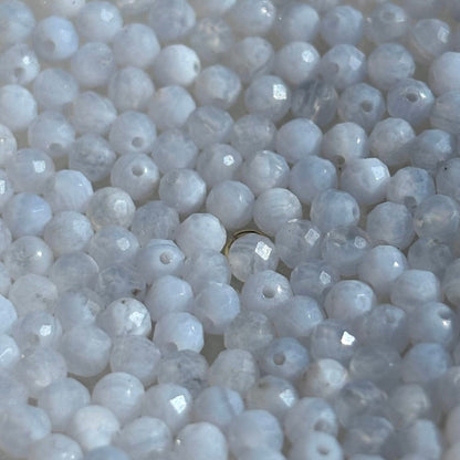 The Guide Crystals Blue Lace Agate Aphrodite Chain Crystal Earring Charm