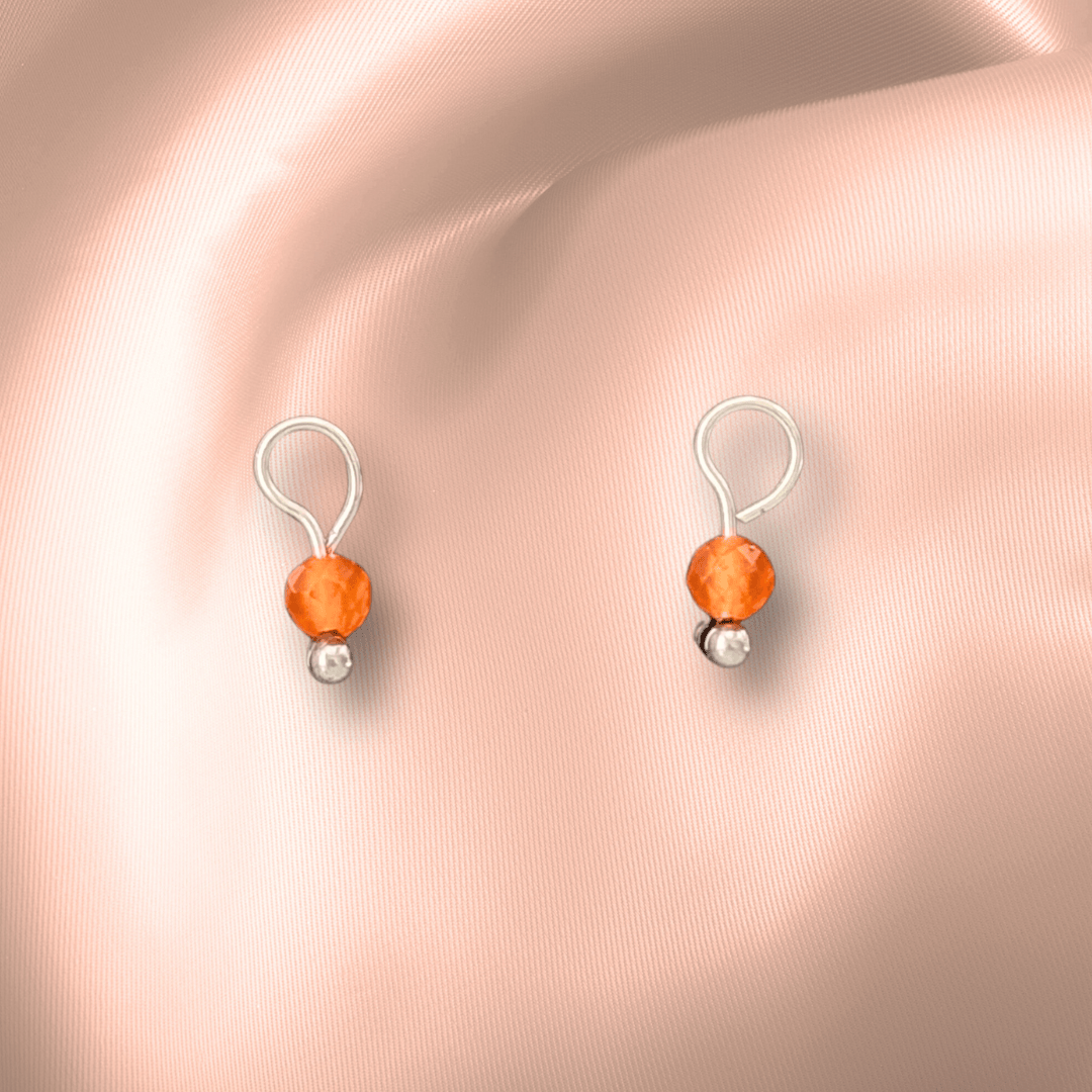 The Guide Crystals Carnelian Single Dew Drop Crystal Earring Charms