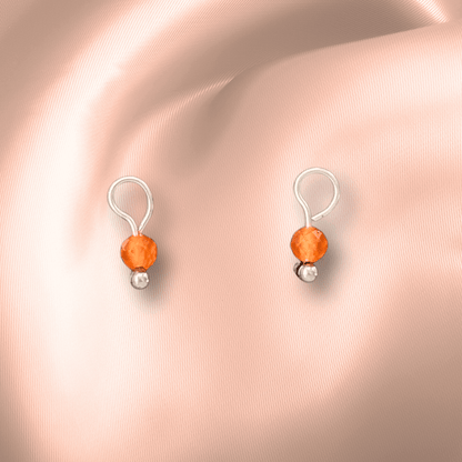 The Guide Crystals Carnelian Single Dew Drop Crystal Earring Charms