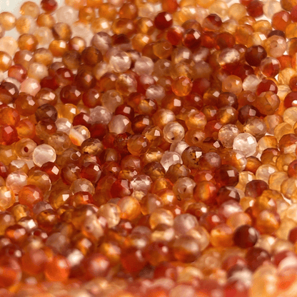 The Guide Crystals Carnelian Triple Dew Drop Crystal Earring Charms