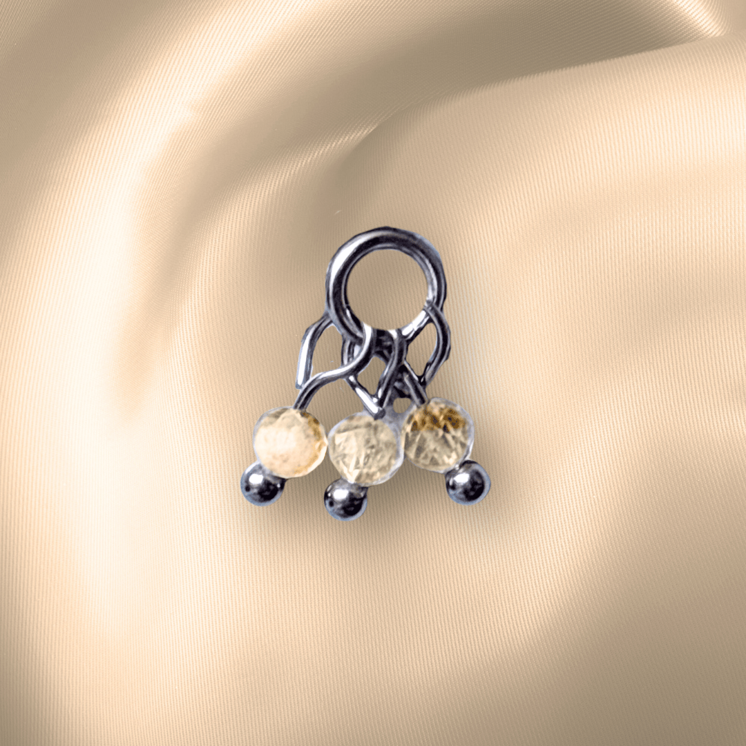 The Guide Crystals Citrine Grape Crystal Earring Charm