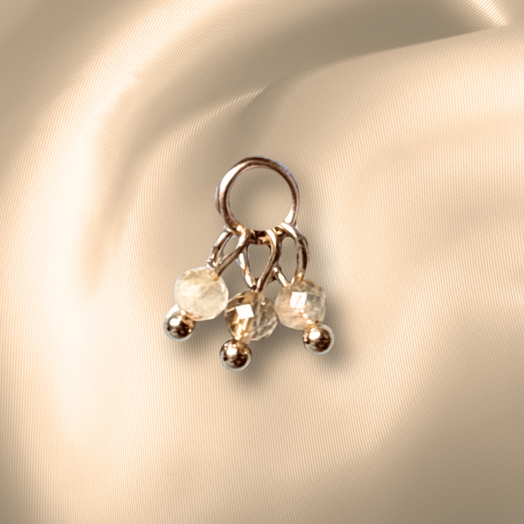 The Guide Crystals Citrine Grape Crystal Earring Charm