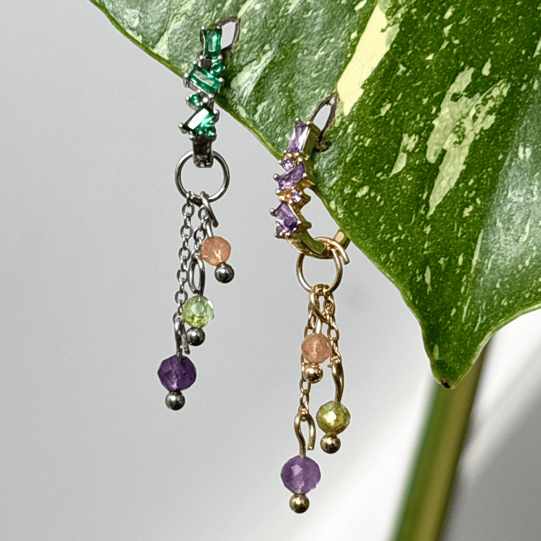 The Guide Crystals CUSTOM Lily of the Valley Crystal Earring Charm