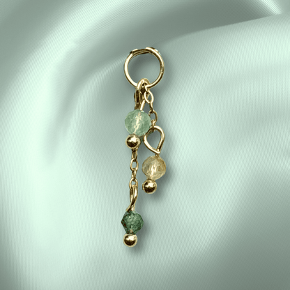 The Guide Crystals CUSTOM Lily of the Valley Crystal Earring Charm