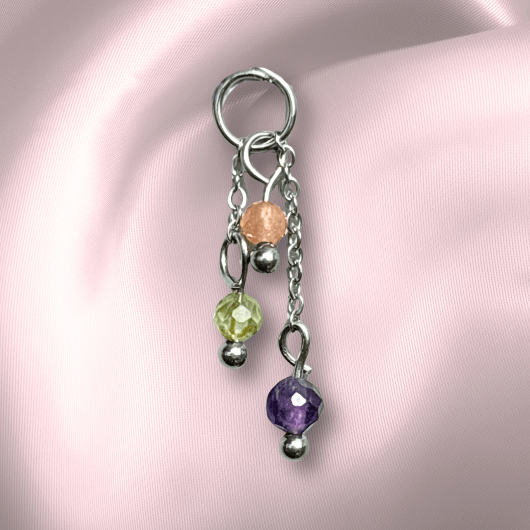 The Guide Crystals CUSTOM Lily of the Valley Crystal Earring Charm