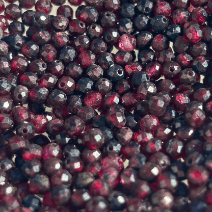 The Guide Crystals Garnet Waterfall Earring Chain