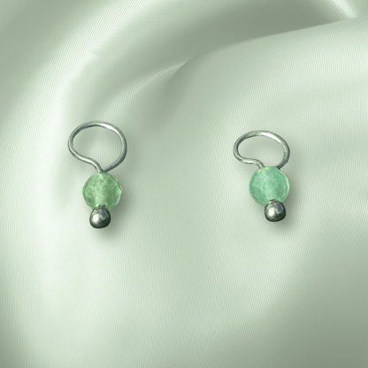 The Guide Crystals Green Aventurine Single Dew Drop Crystal Earring Charms