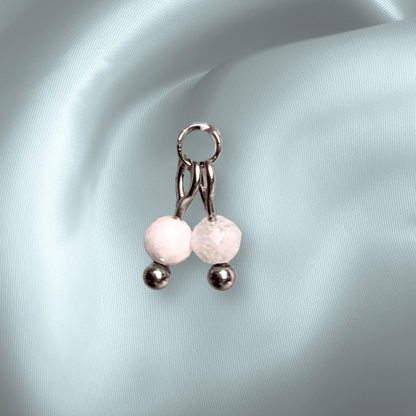 The Guide Crystals Moonstone Cherry Charms for Stud Earrings