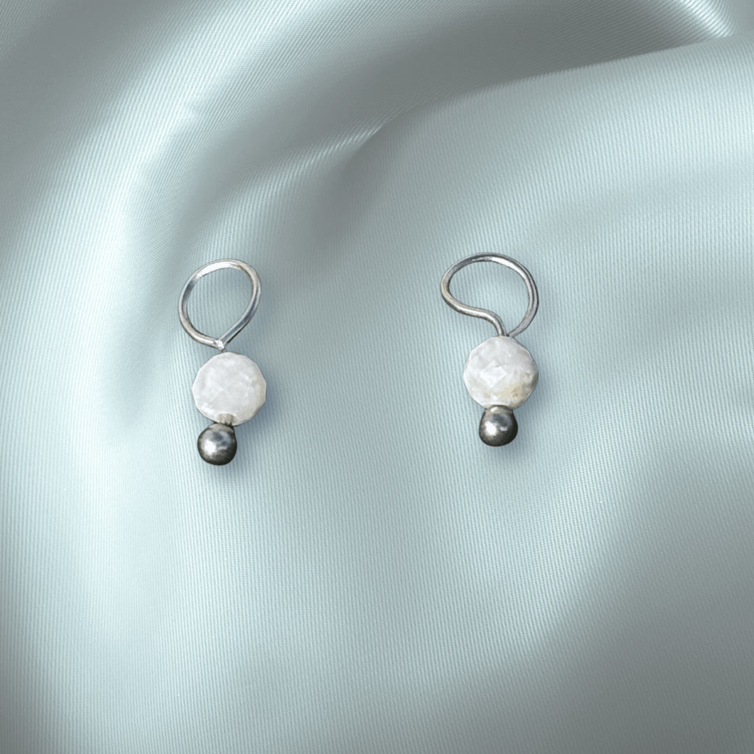 The Guide Crystals Moonstone Single Dew Drop Crystal Earring Charms