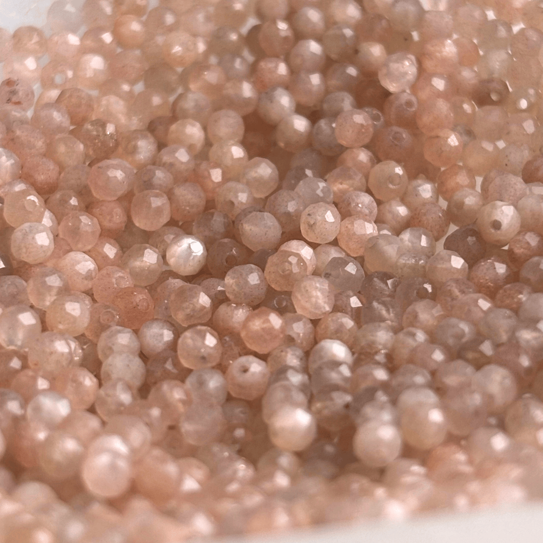 The Guide Crystals Peach Moonstone Grape Chain Earring Charm