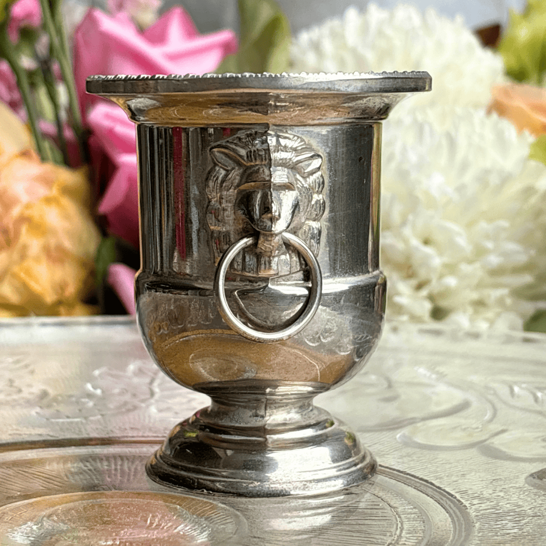 The Guide Crystals Silver Lions Head Cup AVAILABLE 1/11!