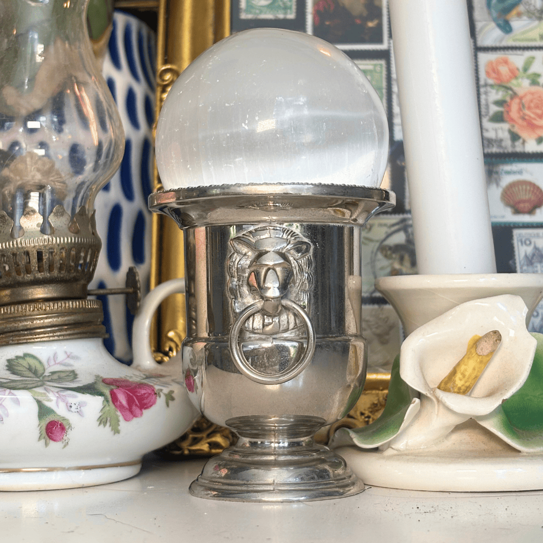 The Guide Crystals Silver Lions Head Cup AVAILABLE 1/11!