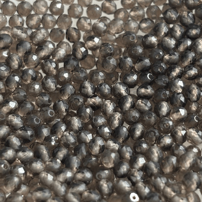 The Guide Crystals Smokey Quartz Waterfall Earring Chain