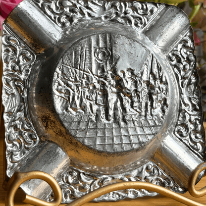The Guide Crystals Vintage Silver Ashtray Holland Soldiers AVAILABLE 1/11!