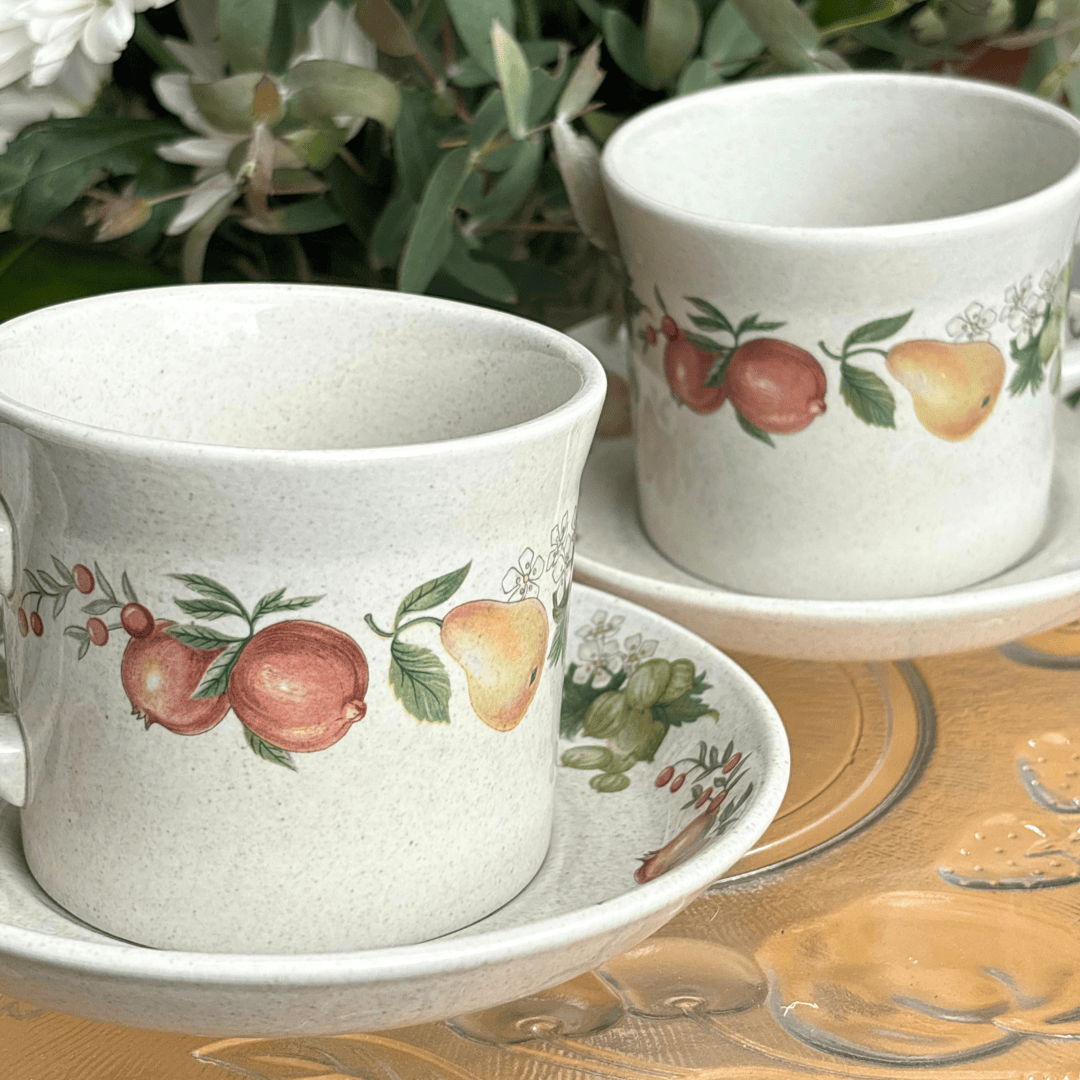 The Guide Crystals Wedgewood Quince Tea Cup & Plate Set AVAILABLE 1/11!