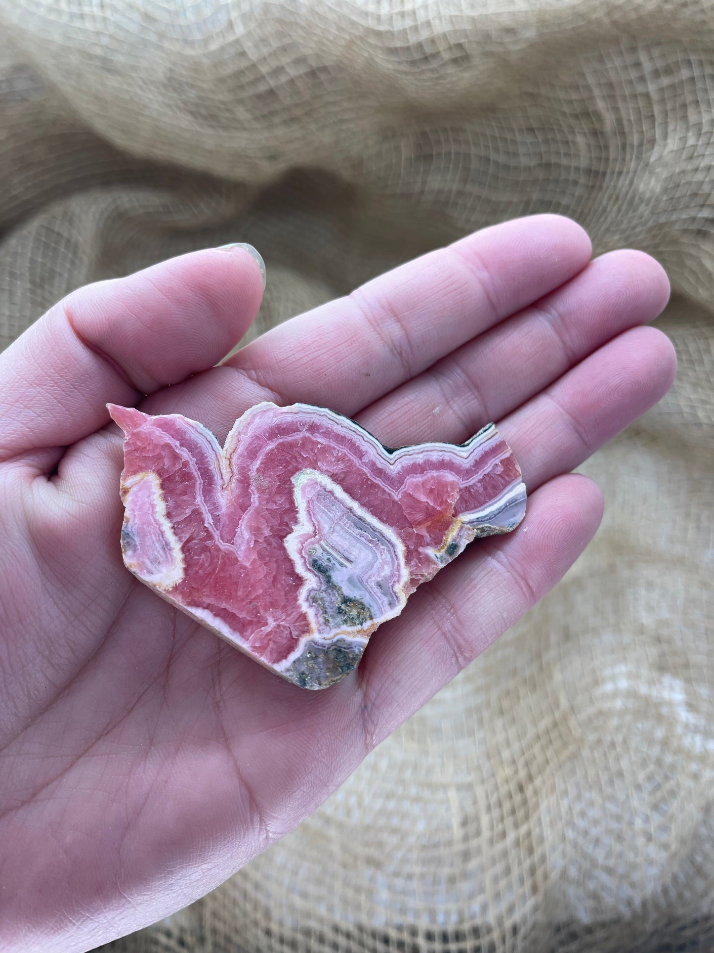 Rhodochrosite Slices Medium