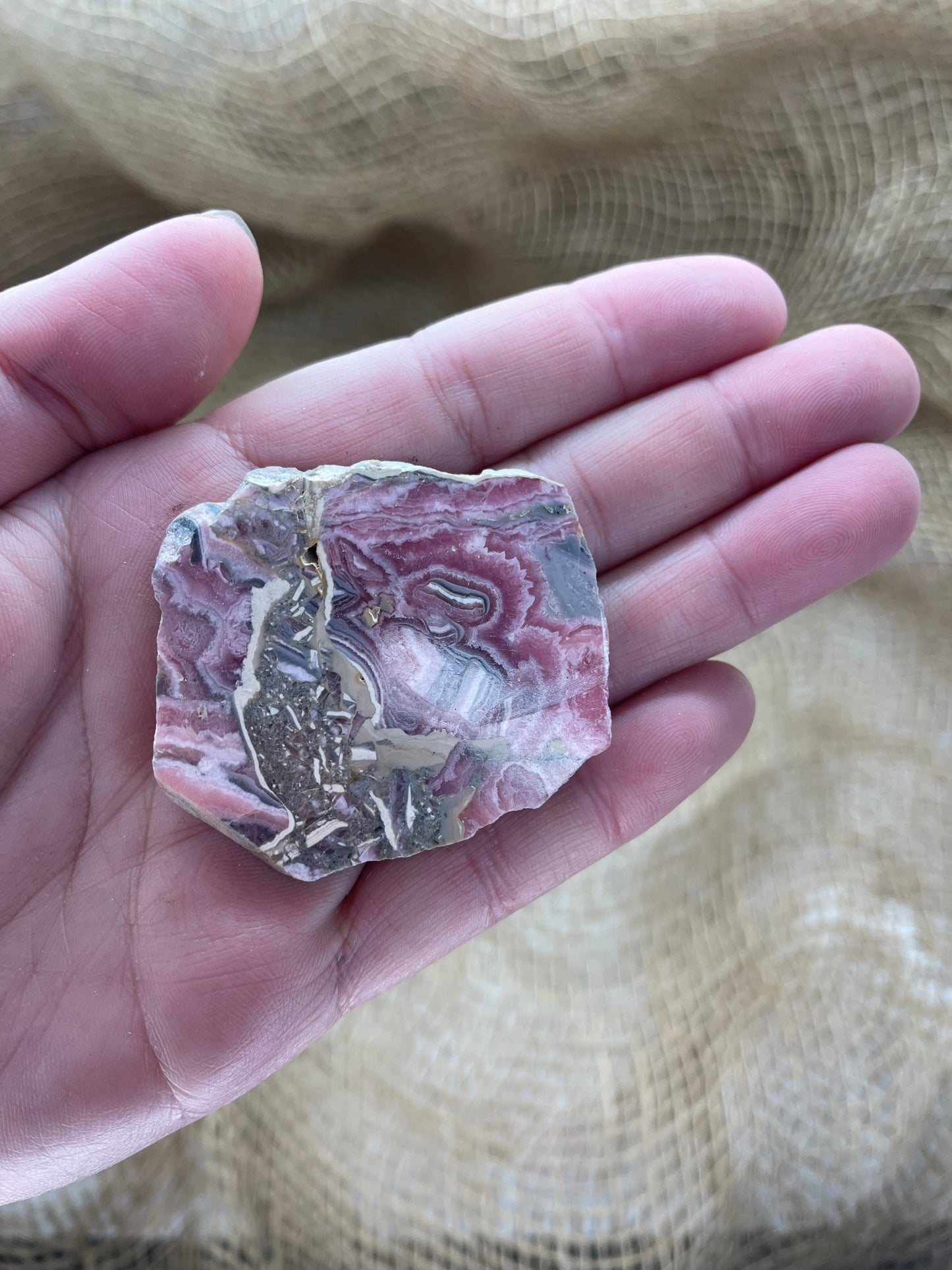 Rhodochrosite Slices Medium