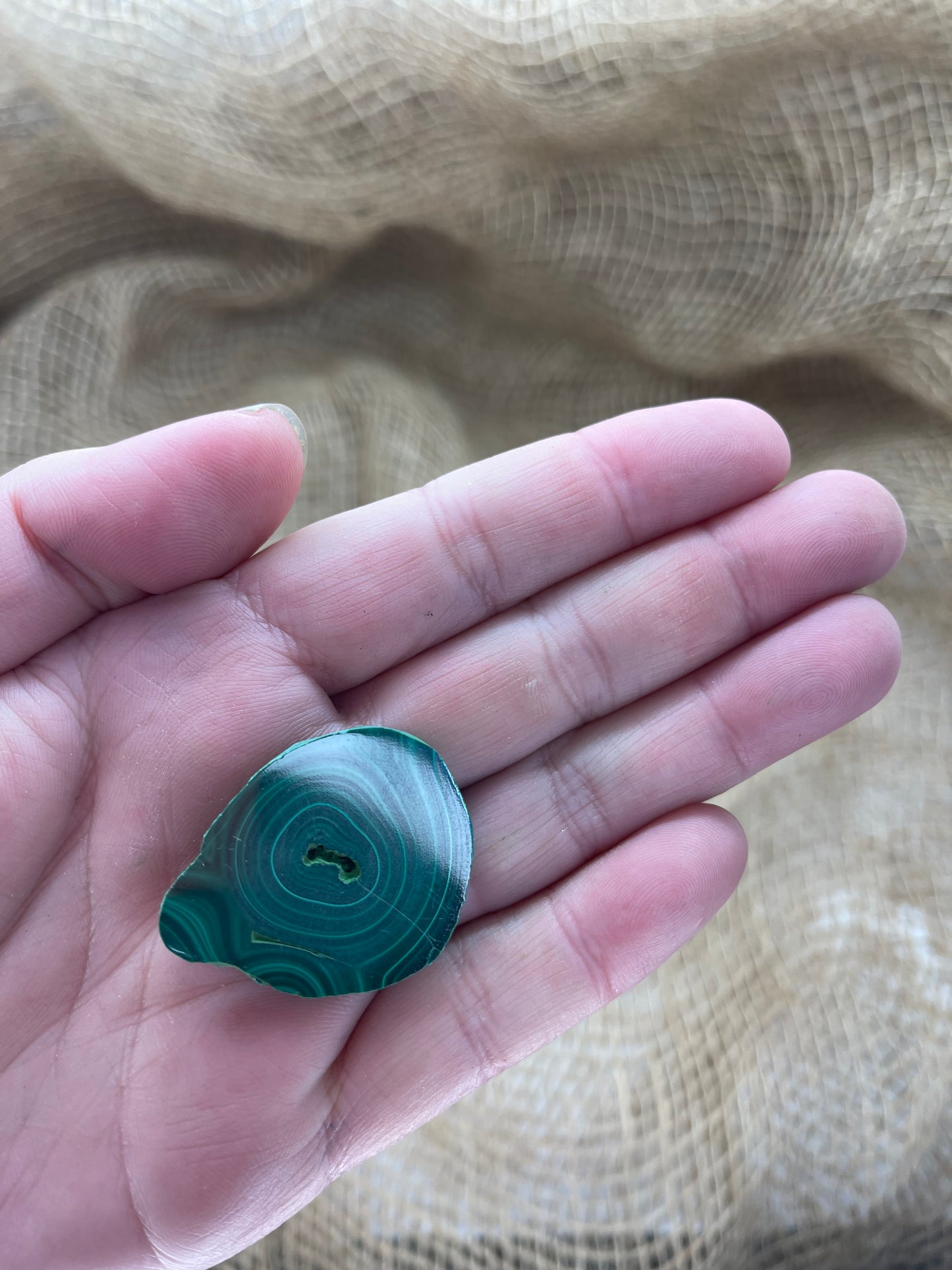 Malachite Small Polished Slices