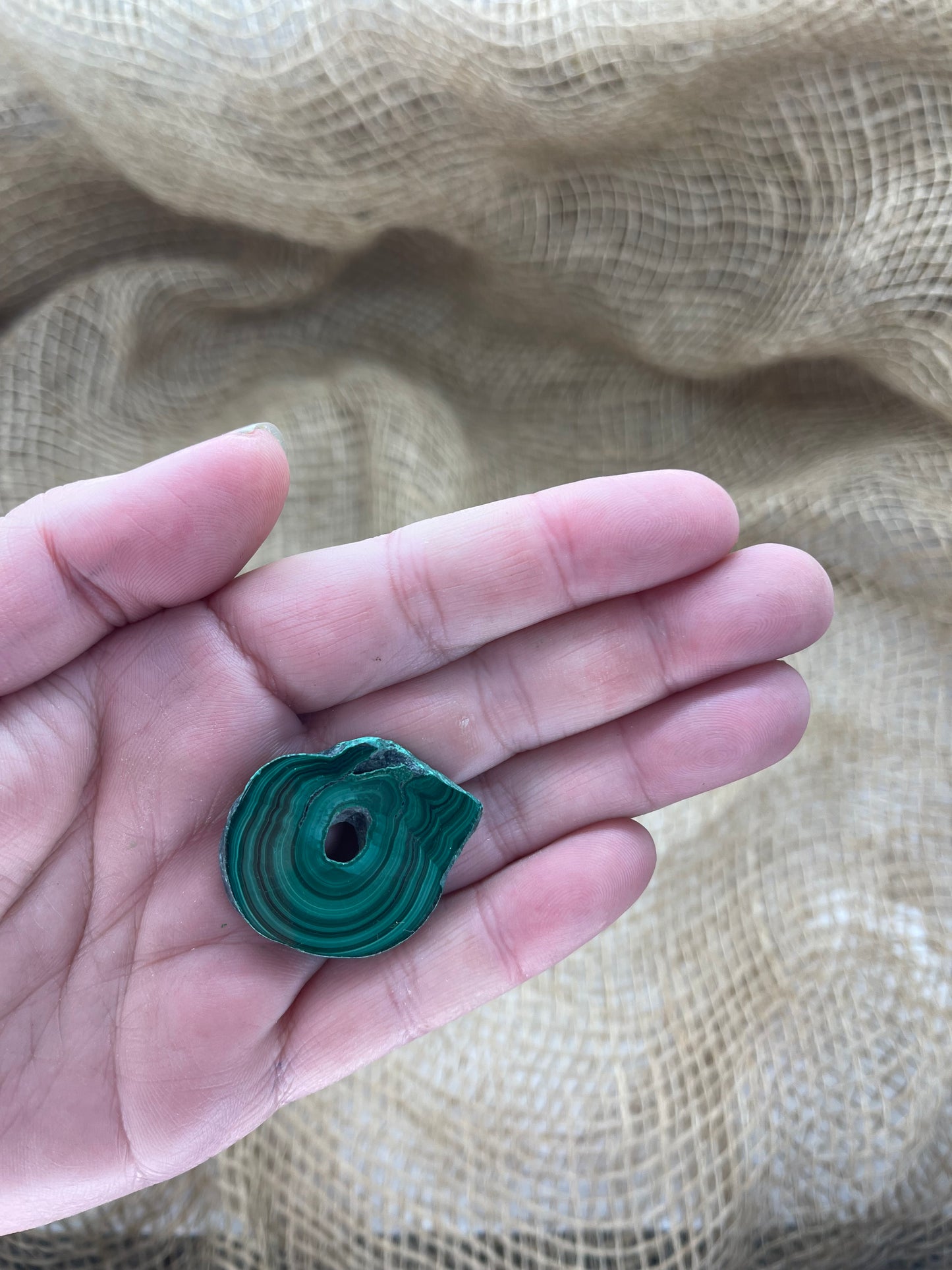 Malachite Small Polished Slices