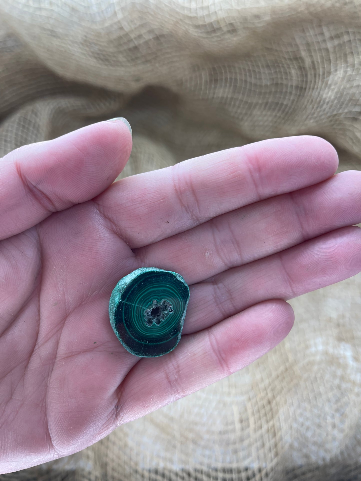 Malachite Small Polished Slices