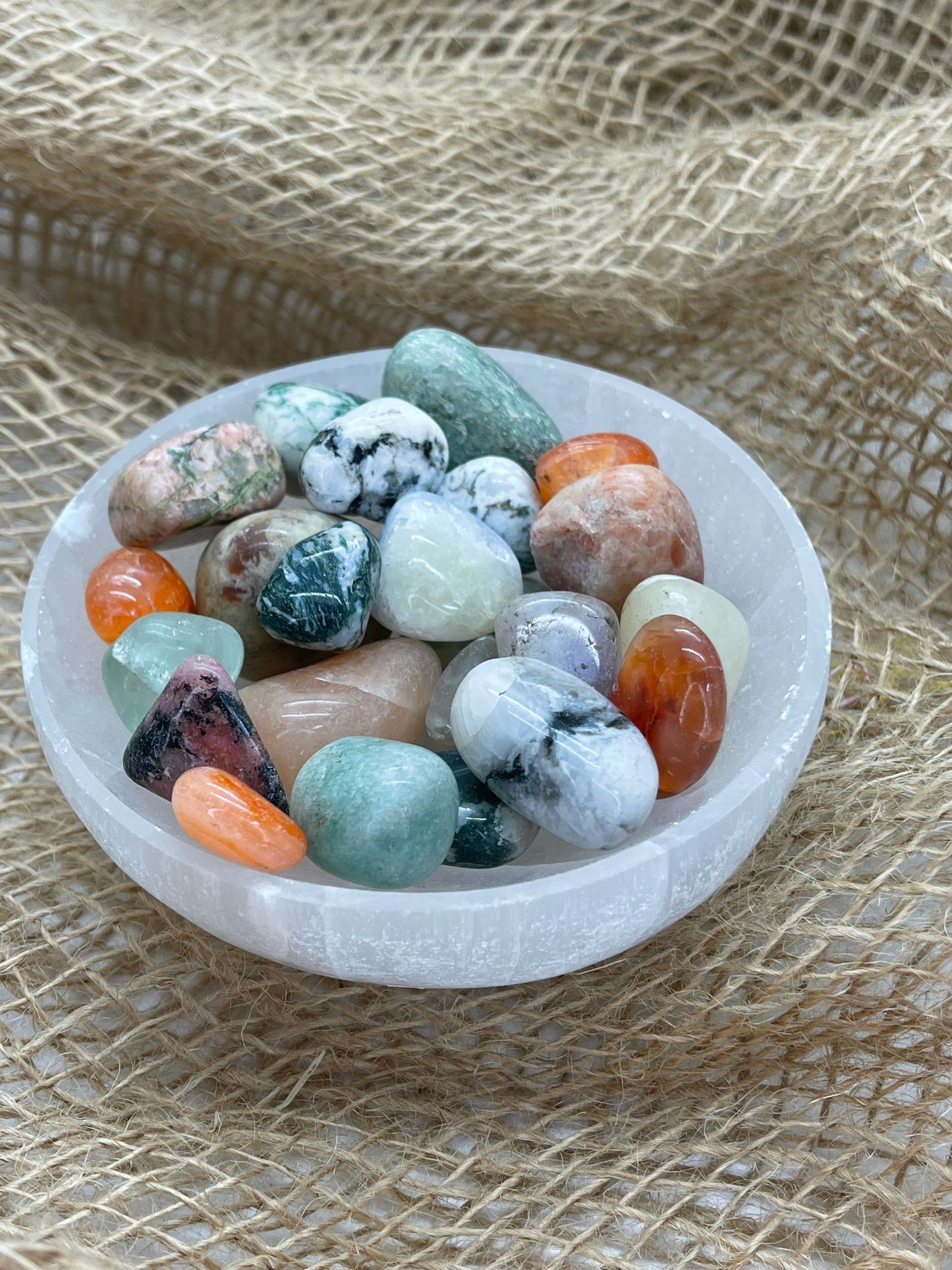 Satin Spar Selenite Bowl