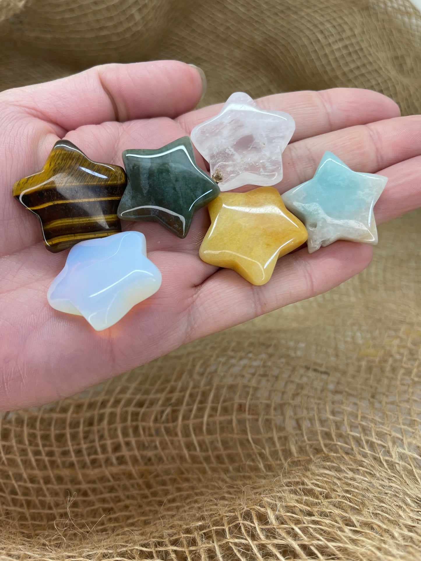 Star Carved Crystals