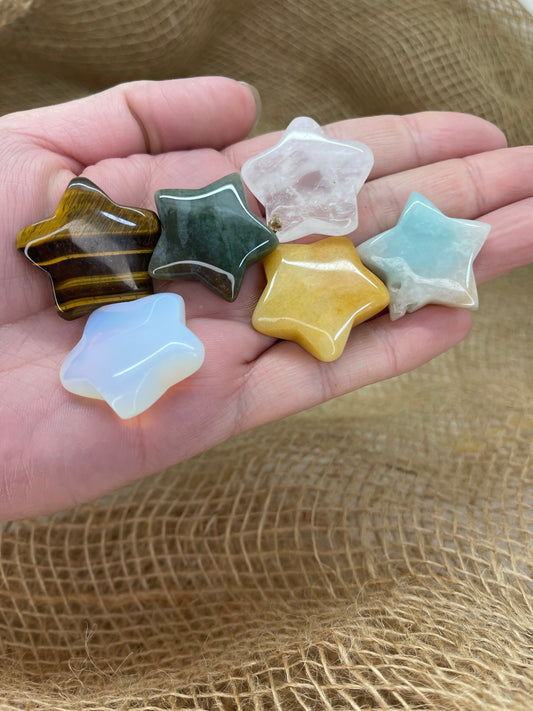 Star Carved Crystals