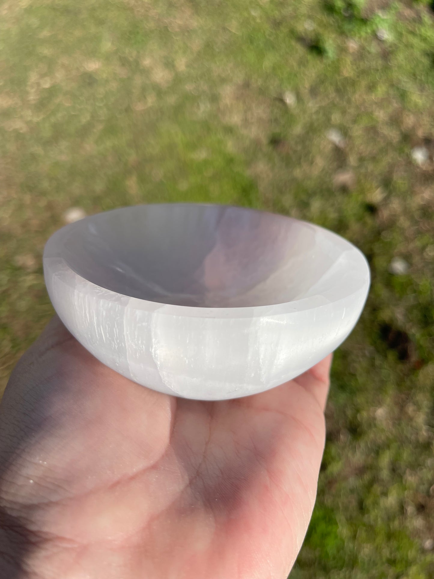 Satin Spar Selenite Bowl