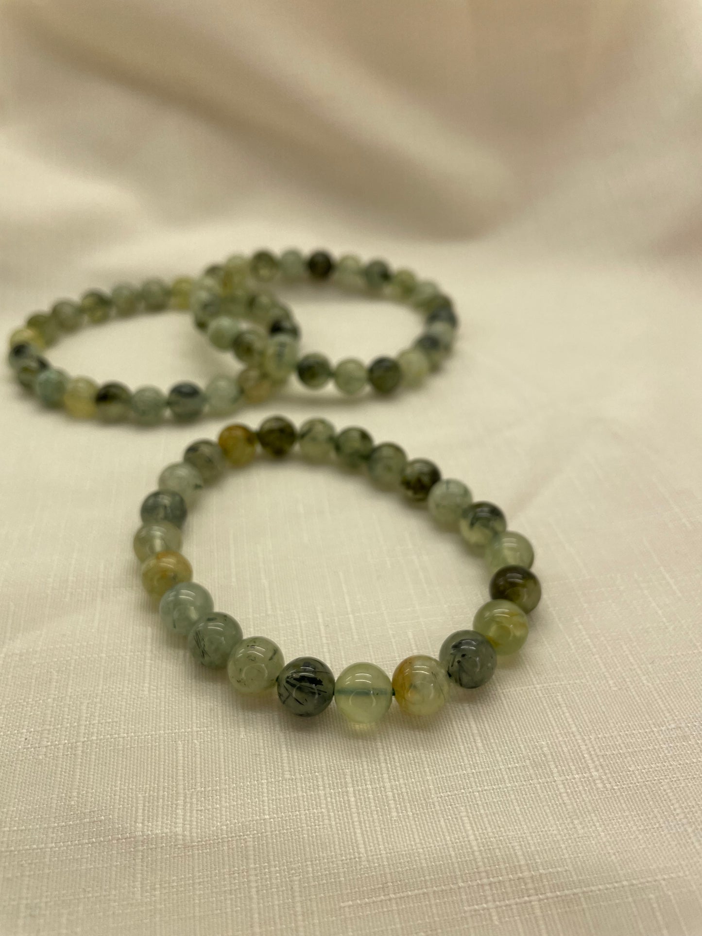 Prehnite Round Bracelet