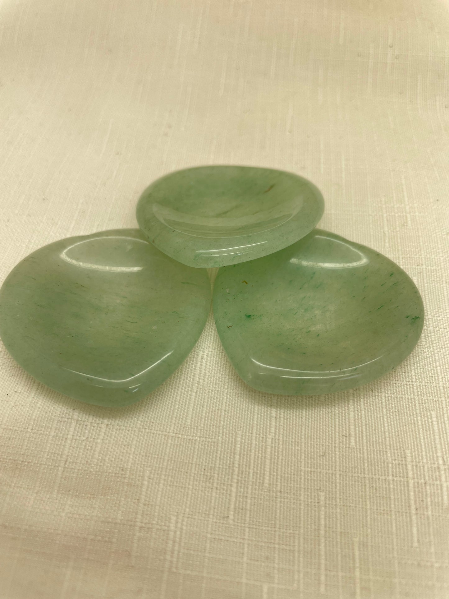 Green Aventurine Worry Heart Stone