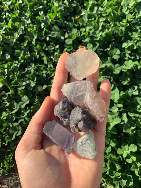 The Guide Crystals rough Fluorite Rough Crystal