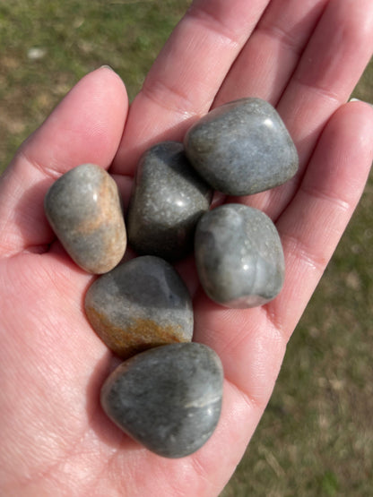 The Guide Crystals tumble Grey Aventurine Tumbled Stone