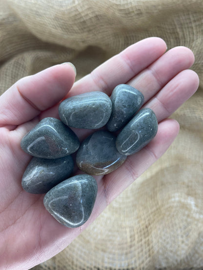 The Guide Crystals tumble Grey Aventurine Tumbled Stone