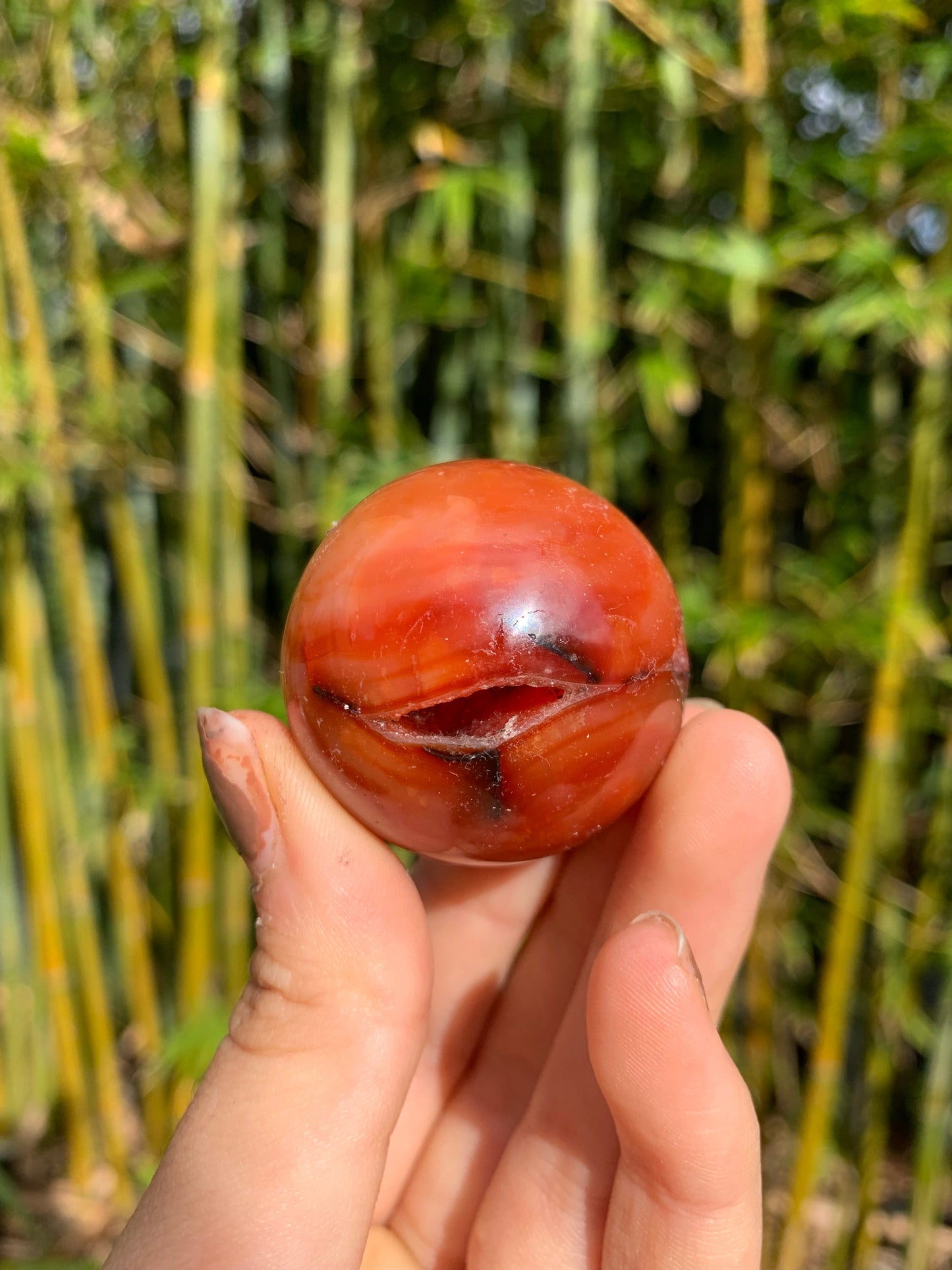 Carnelian Small Sphere