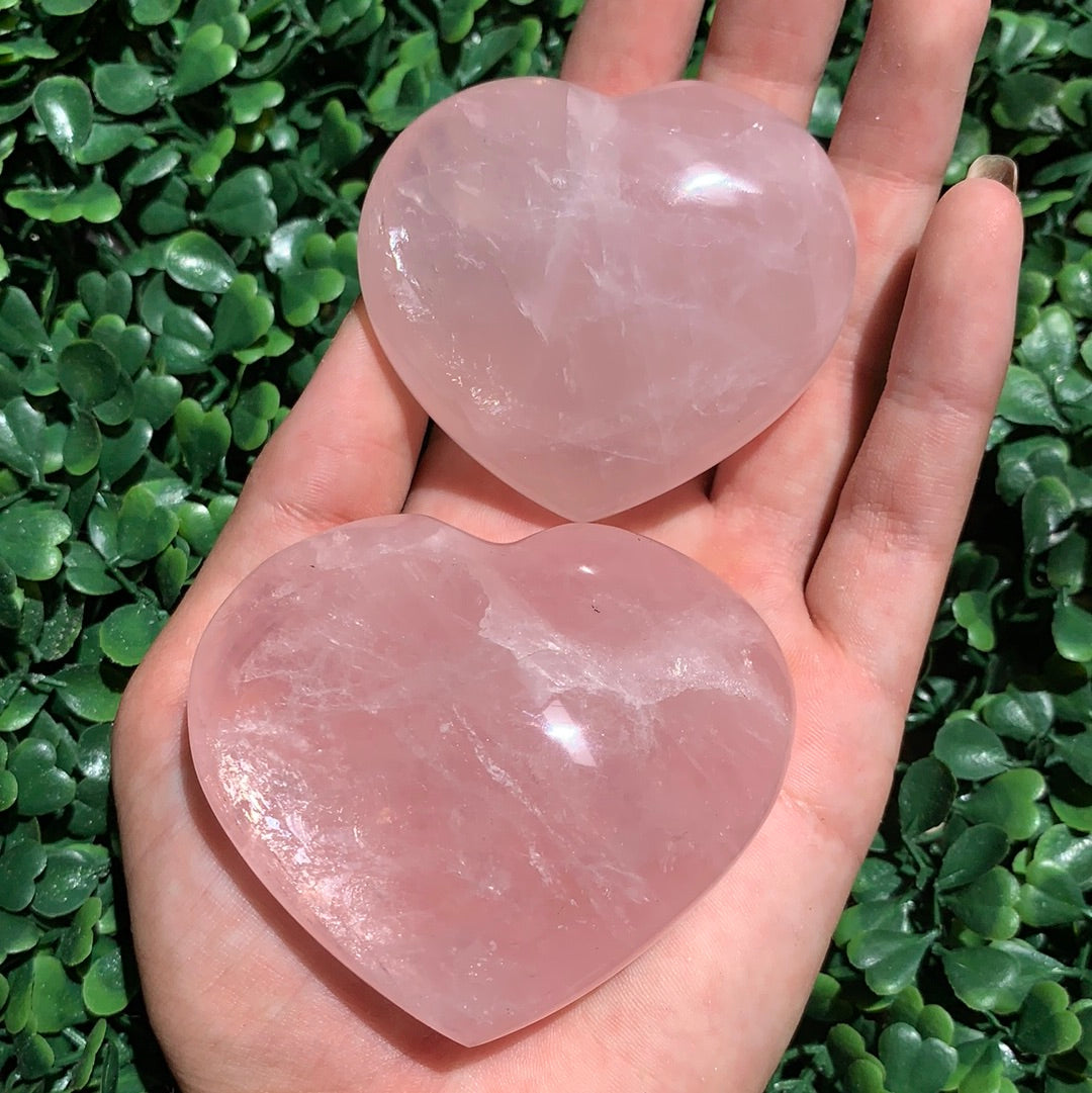 Rose Quartz Hearts