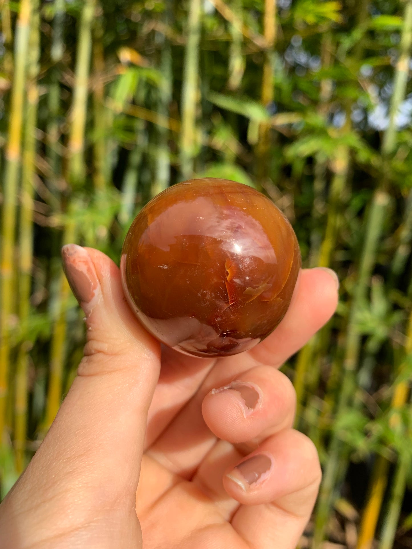 Carnelian Medium Sphere