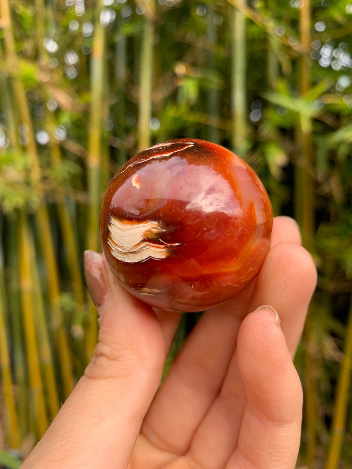 Carnelian Large Sphere