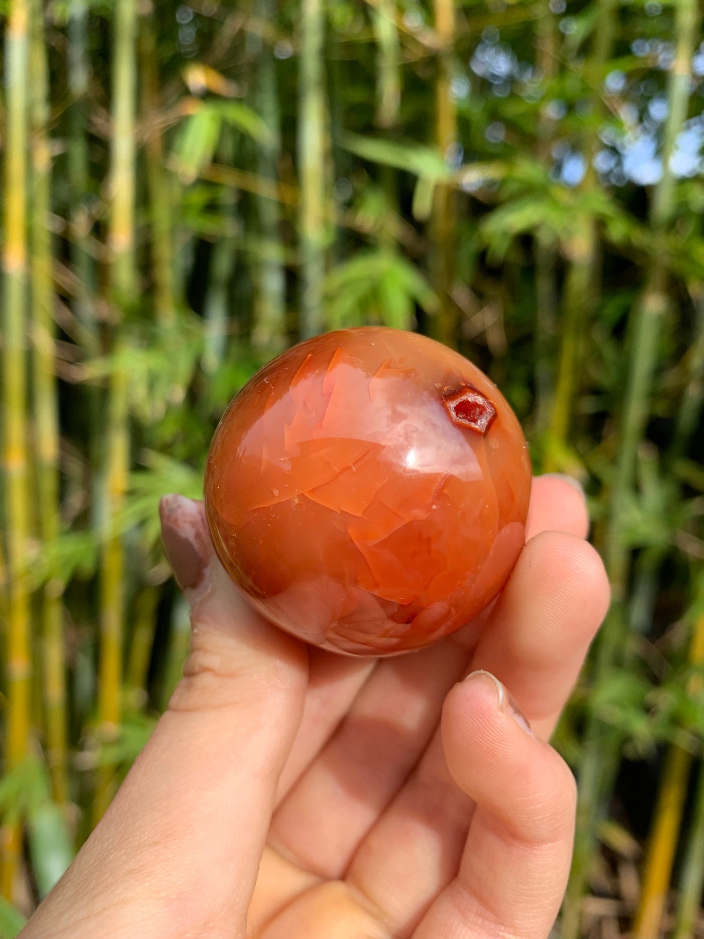 Carnelian Small Sphere